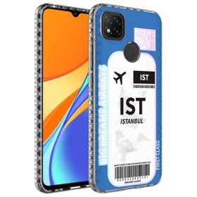 Zore Xiaomi Redmi 9C Airbag Kenarlı Renkli Desenli Silikon Elegans Kapak Kılıf
