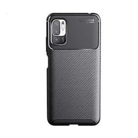 Zore Xiaomi Redmi Note 10 5G Karbon Tasarım Negro Silikon Cep Telefonu Kılıfı