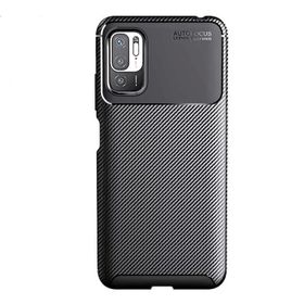 Zore Xiaomi Redmi Note 10 5G Karbon Tasarım Negro Silikon Cep Telefonu Kılıfı