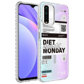 Zore Xiaomi Redmi Note 10 Airbag Kenarlı Renkli Desenli Silikon Elegans Kapak Kılıf