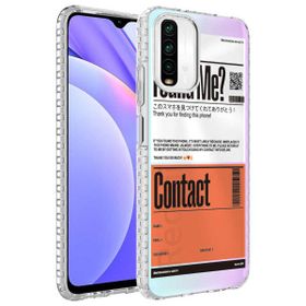 Zore Xiaomi Redmi Note 10 Airbag Kenarlı Renkli Desenli Silikon Elegans Kapak Kılıf