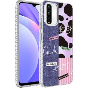 Zore Xiaomi Redmi Note 10 Airbag Kenarlı Renkli Desenli Silikon Elegans Kapak Kılıf