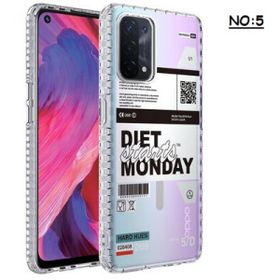 Zore Xiaomi Redmi Note 10 Airbag Kenarlı Renkli Desenli Silikon Elegans Kapak Kılıf