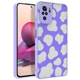 Zore Xiaomi Redmi Note 10 Desenli Kamera Korumalı Parlak Nora Kapak Kılıf