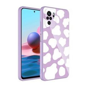Zore Xiaomi Redmi Note 10 Kamera Korumalı Desenli Sert Silikon Epoksi Kapak Kılıf