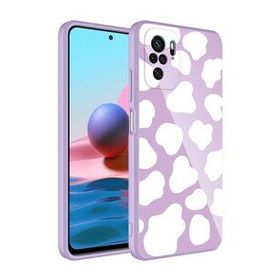 Zore Xiaomi Redmi Note 10 Kamera Korumalı Desenli Sert Silikon Epoksi Kapak Kılıf