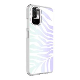 Zore Xiaomi Redmi Note 10 M-Blue Desenli Kapak Kılıf