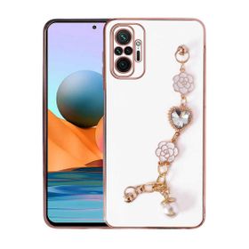 Zore Xiaomi Redmi Note 10 Pro El Tutamaçlı Kamera Korumalı Taka Silikon Kapak Kılıf