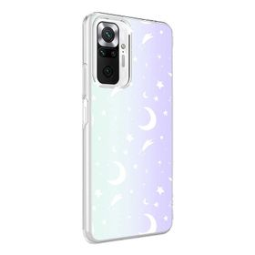 Zore Xiaomi Redmi Note 10 Pro M-Blue Desenli Kapak Kılıf