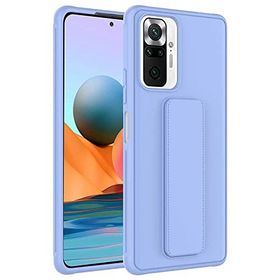 Zore Xiaomi Redmi Note 10 Pro Mat Pürüzsüz Standlı Katlanabilir Qstand Kapak Kılıf