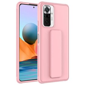 Zore Xiaomi Redmi Note 10 Pro Mat Pürüzsüz Standlı Katlanabilir Qstand Kapak Kılıf