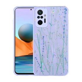 Zore Xiaomi Redmi Note 10 Pro Simli Desenli Kamera Korumalı Parlak Popy Kapak Kılıf