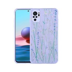 Zore Xiaomi Redmi Note 10 Simli Desenli Kamera Korumalı Parlak Popy Kapak Kılıf