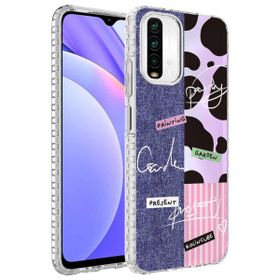 Zore Xiaomi Redmi Note 10S Airbag Kenarlı Renkli Desenli Silikon Elegans Kapak Kılıf
