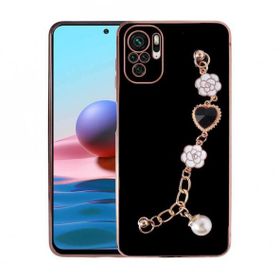 Zore Xiaomi Redmi Note 10S El Tutamaçlı Kamera Korumalı Taka Silikon Kapak Kılıf