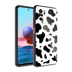 Zore Xiaomi Redmi Note 10S Kamera Korumalı Desenli Sert Silikon Epoksi Kapak Kılıf