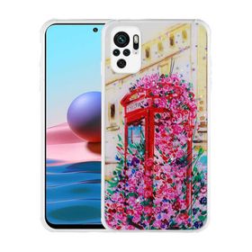 Zore Xiaomi Redmi Note 10S Simli Desenli Kamera Korumalı Parlak Popy Kapak Kılıf