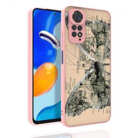 Zore Xiaomi Redmi Note 11 Global Desenli Kamera Korumalı Parlak Nora Kapak Kılıf
