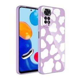 Zore Xiaomi Redmi Note 11 Global Kamera Korumalı Desenli Sert Silikon Epoksi Kapak Kılıf