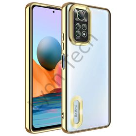 Zore Xiaomi Redmi Note 11 Global Kamera Korumalı Logo Gösteren Omega Kapak Kılıf