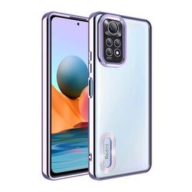 Zore Xiaomi Redmi Note 11 Global Kamera Korumalı Logo Gösteren Omega Kapak Kılıf