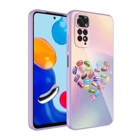Zore Xiaomi Redmi Note 11 Pro 5G Kamera Korumalı Desenli Sert Silikon Epoksi Kapak Kılıf