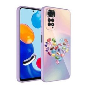 Zore Xiaomi Redmi Note 11 Pro 5G Kamera Korumalı Desenli Sert Silikon Epoksi Kapak Kılıf