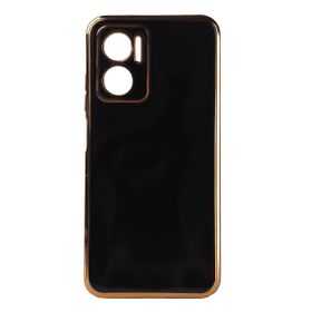 Zore Xiaomi Redmi Note 11E Kenarı Gold Silikon Bark Cep Telefonu Kılıfı