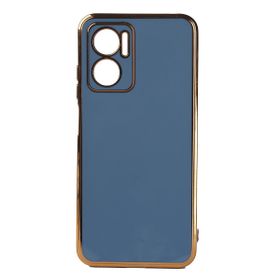 Zore Xiaomi Redmi Note 11E Kenarı Gold Silikon Bark Cep Telefonu Kılıfı