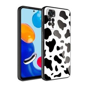 Zore Xiaomi Redmi Note 11S Global Kamera Korumalı Desenli Sert Silikon Epoksi Kapak Kılıf