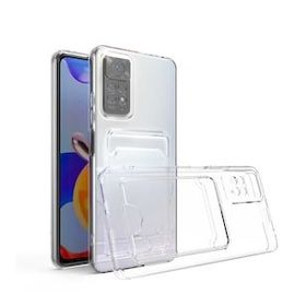 Zore Xiaomi Redmi Note 11S Global Kartlıklı Şeffaf Setra Clear Silikon Kılıf