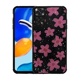 Zore Xiaomi Redmi Note 11S Global Simli Desenli Kamera Korumalı Parlak Popy Kapak Kılıf