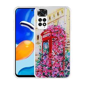 Zore Xiaomi Redmi Note 11S Global Simli Desenli Kamera Korumalı Parlak Popy Kapak Kılıf