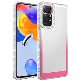Zore Xiaomi Redmi Note 11S Global Simli ve Renk Geçiş Tasarımlı Lens Korumalı Park Kapak Kılıf