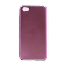 Zore Xiaomi Redmi Note 5A Thin Premium Kapak Bordo Silikon Kılıf