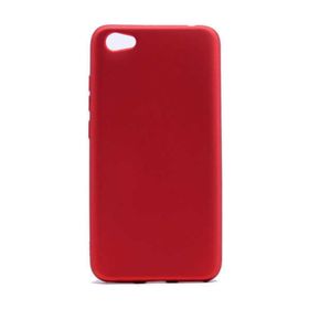 Zore Xiaomi Redmi Note 5A Thin Premium Kapak Bordo Silikon Kılıf