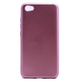 Zore Xiaomi Redmi Note 5A Thin Premium Kapak Bordo Silikon Kılıf