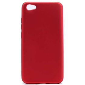 Zore Xiaomi Redmi Note 5A Thin Premium Kapak Bordo Silikon Kılıf