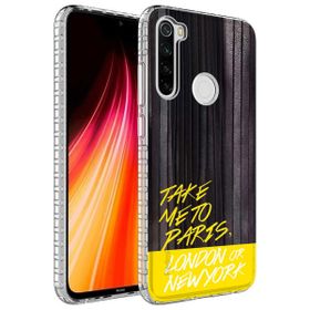 Zore Xiaomi Redmi Note 8 Airbag Kenarlı Renkli Desenli Silikon Elegans Kapak Kılıf