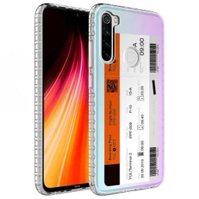 Zore Xiaomi Redmi Note 8 Airbag Kenarlı Renkli Desenli Silikon Elegans Kapak Kılıf