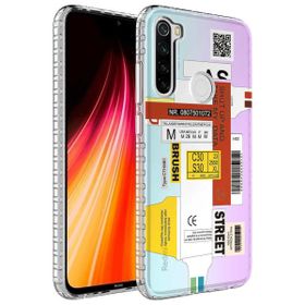 Zore Xiaomi Redmi Note 8 Airbag Kenarlı Renkli Desenli Silikon Elegans Kapak Kılıf