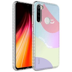 Zore Xiaomi Redmi Note 8 Airbag Kenarlı Renkli Desenli Silikon Elegans Kapak Kılıf