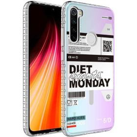 Zore Xiaomi Redmi Note 8 Airbag Kenarlı Renkli Desenli Silikon Elegans Kapak Kılıf