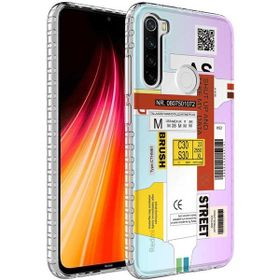 Zore Xiaomi Redmi Note 8 Airbag Kenarlı Renkli Desenli Silikon Elegans Kapak Kılıf