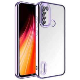 Zore Xiaomi Redmi Note 8 Kamera Korumalı Logo Gösteren Omega Kapak Kılıf