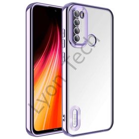 Zore Xiaomi Redmi Note 8 Kamera Korumalı Logo Gösteren Omega Kapak Kılıf