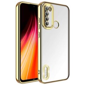 Zore Xiaomi Redmi Note 8 Kamera Korumalı Logo Gösteren Omega Kapak Kılıf