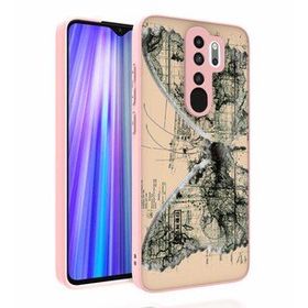 Zore Xiaomi Redmi Note 8 Pro Desenli Kamera Korumalı Parlak Nora Kapak Kılıf
