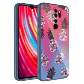 Zore Xiaomi Redmi Note 8 Pro Kamera Korumalı Desenli Sert Silikon Epoksi Kapak Kılıf