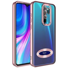 Zore Xiaomi Redmi Note 8 Pro Kamera Korumalı Logo Gösteren Omega Kapak Kılıf